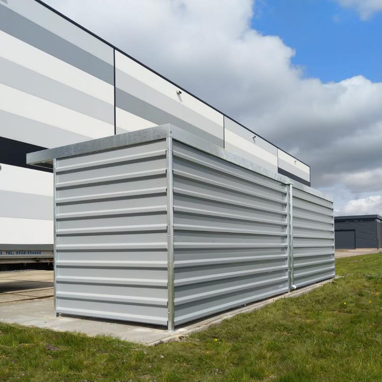 Week 16: Overkapping met damwand in kleur, Zuidbroek